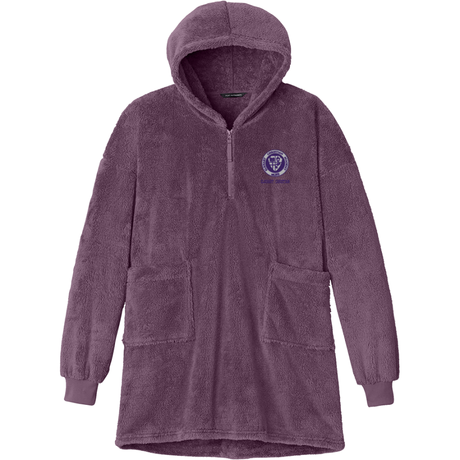Elkhart Christian Eagles <span class="pdp-name-mascot">Elkhart Christian Eagles</span> Port Authority Women's Plush Poncho