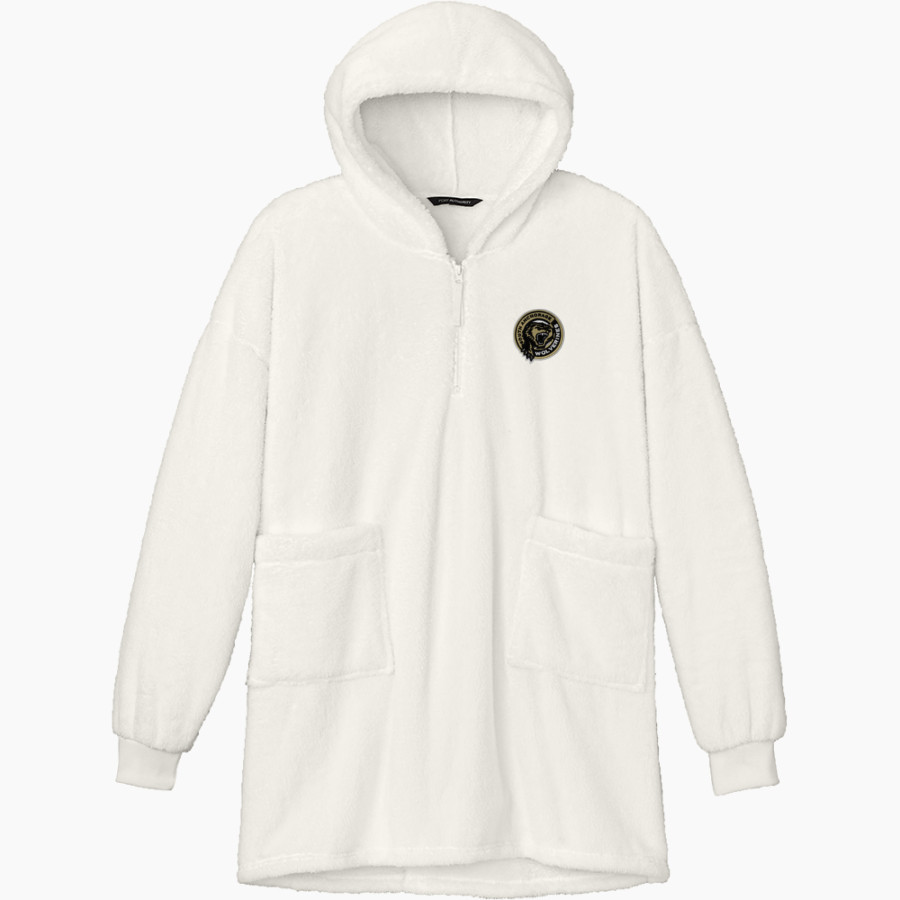 SOUTH ANCHORAGE HIGH SCHOOL WOLVERINES <span class="pdp-name-mascot">SOUTH ANCHORAGE WOLVERINES</span> Port Authority Women's Plush Poncho