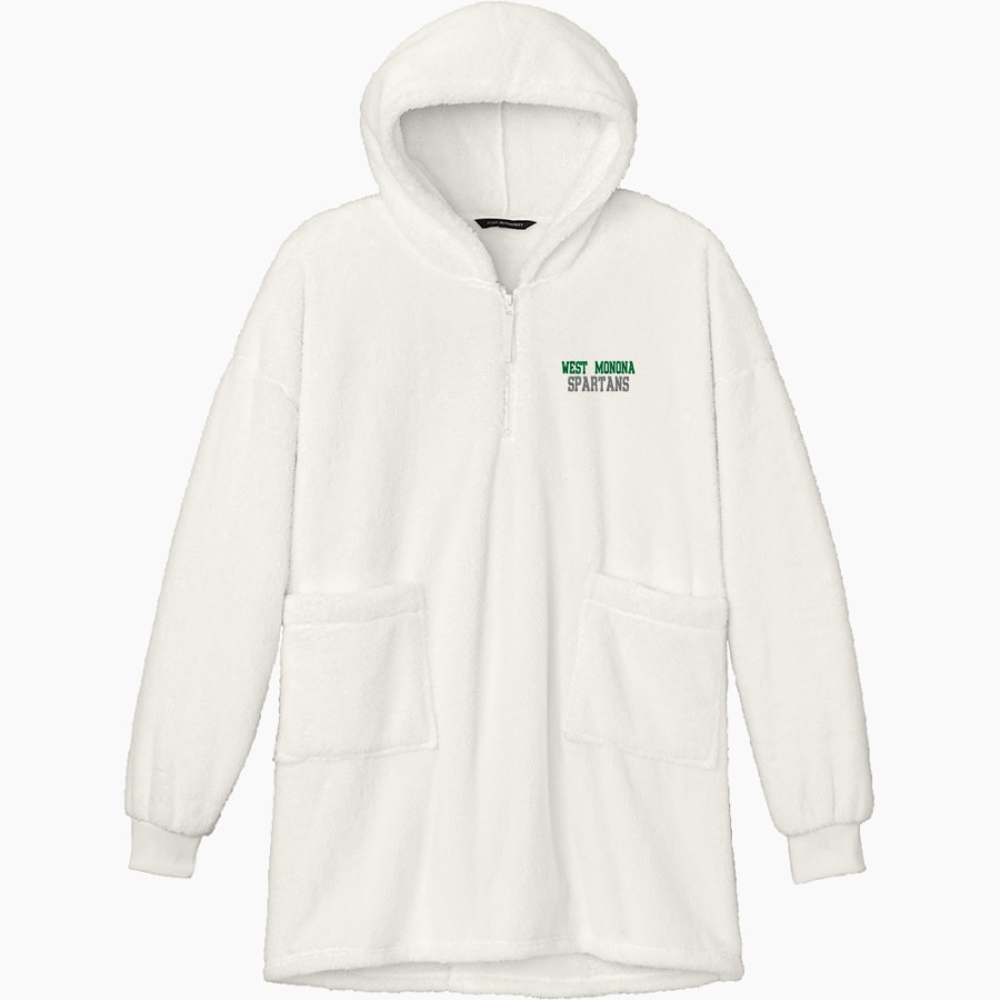 WEST MONONA HIGH SCHOOL SPARTANS Port Authority Women's Plush Poncho