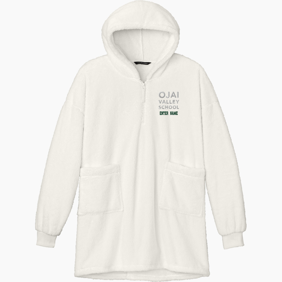 OJAI VALLEY SCHOOL SPUDS <span class="pdp-name-mascot">OJAI VALLEY SPUDS</span> Port Authority Women's Plush Poncho