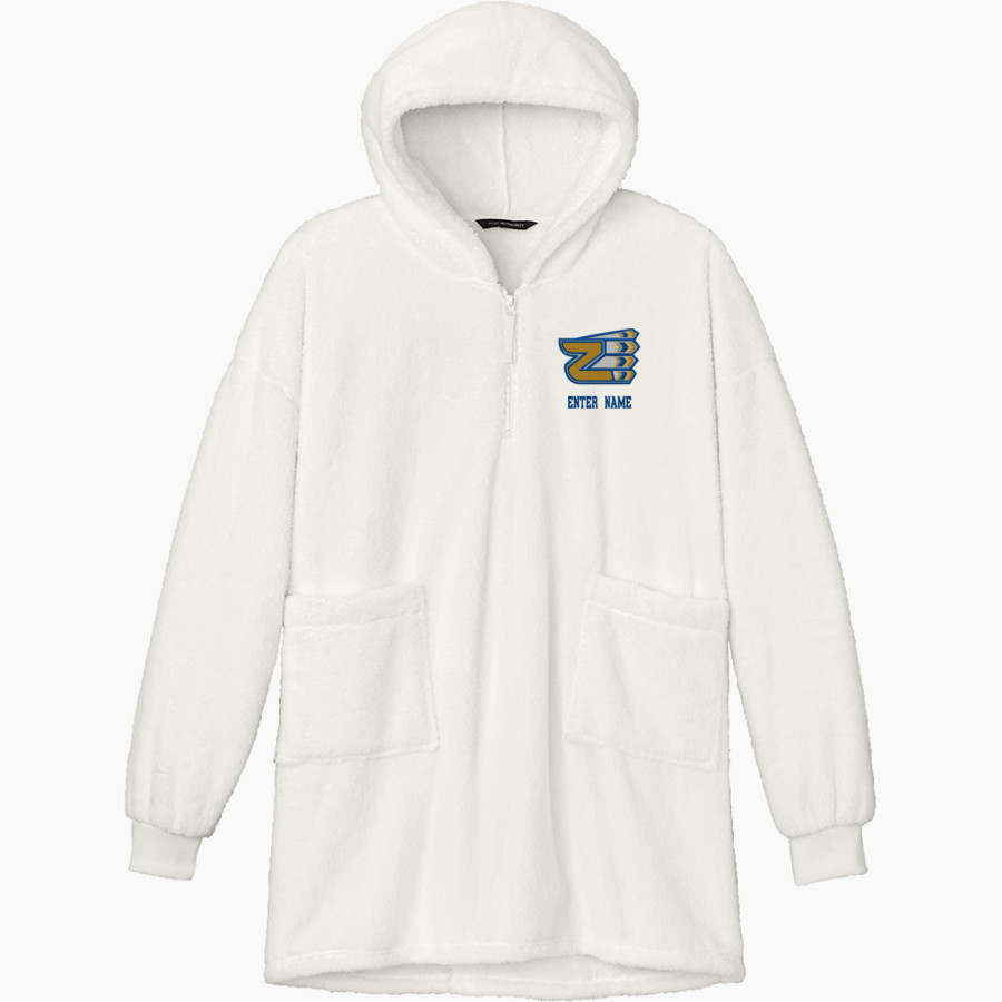 ZION LUTHERAN Warriors <span class="pdp-name-mascot">ZION LUTHERAN SCHOOL Warriors</span> Port Authority Women's Plush Poncho