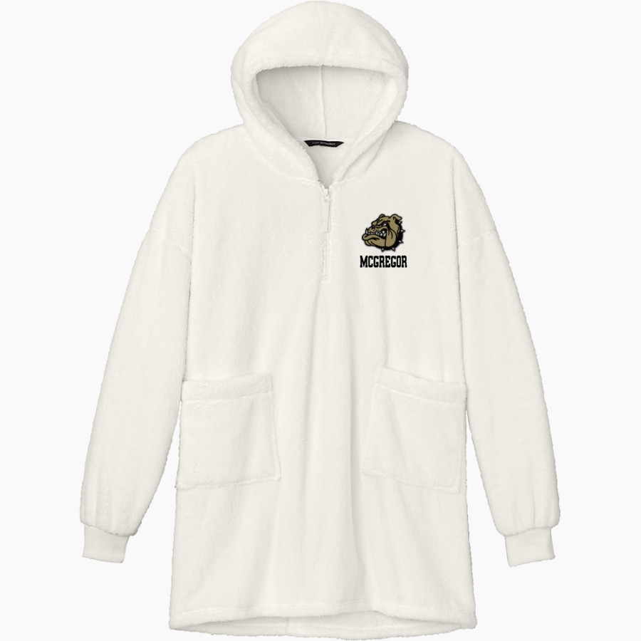 MCGREGOR HIGH SCHOOL BULLDOGS Port Authority Women's Plush Poncho