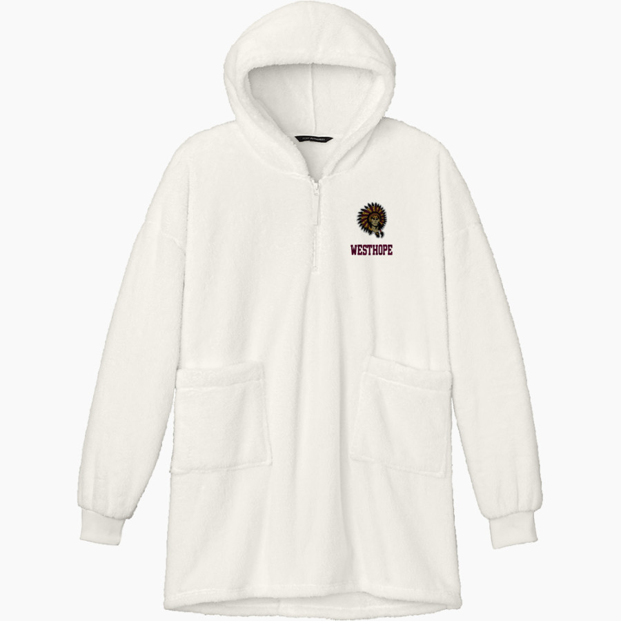 WESTHOPE HIGH SCHOOL SIOUX <span class="pdp-name-mascot">WESTHOPE SIOUX</span> Port Authority Women's Plush Poncho