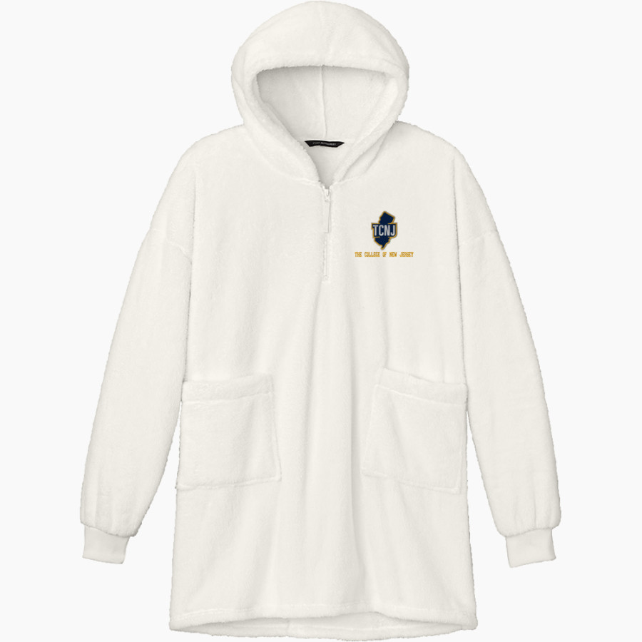 THE COLLEGE OF NEW JERSEY LIONS <span class="pdp-name-mascot">THE COLLEGE OF NEW JERSEY LIONS</span> Port Authority Women's Plush Poncho