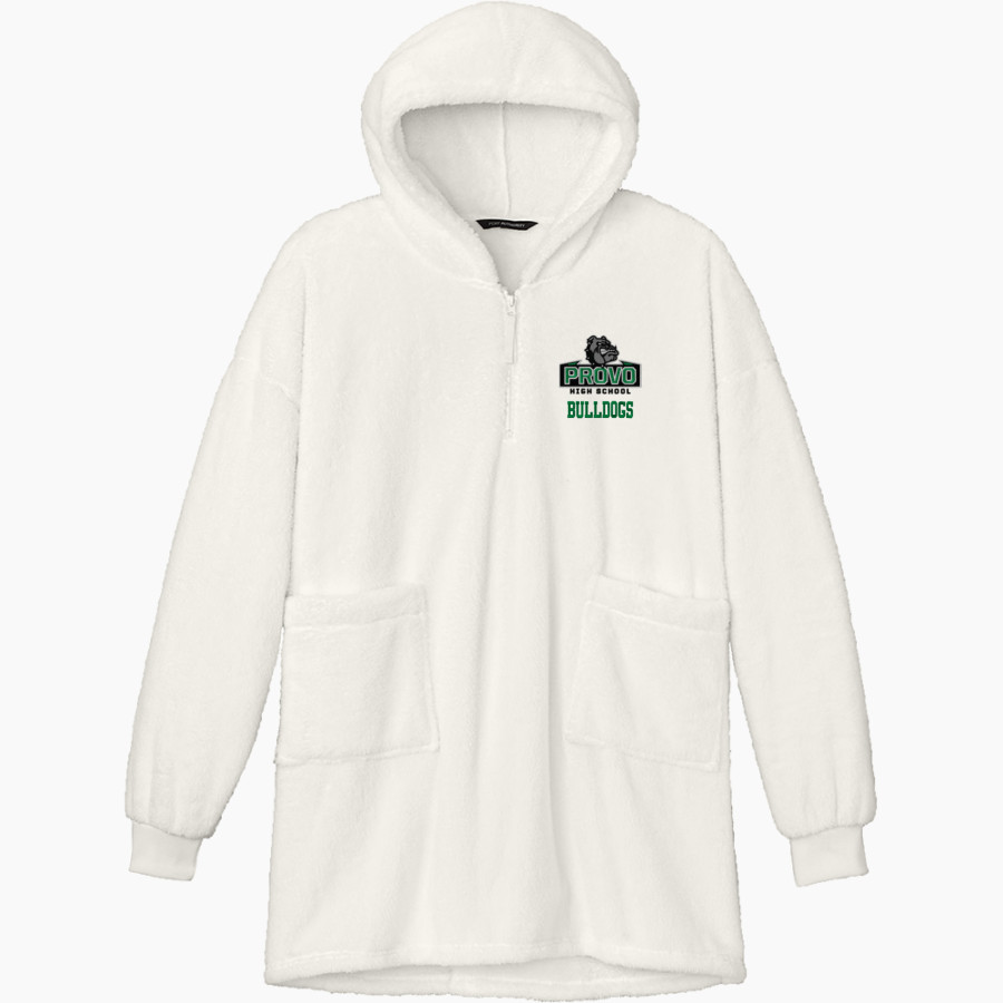 PROVO HIGH SCHOOL BULLDOGS <span class="pdp-name-mascot">PROVO BULLDOGS</span> Port Authority Women's Plush Poncho