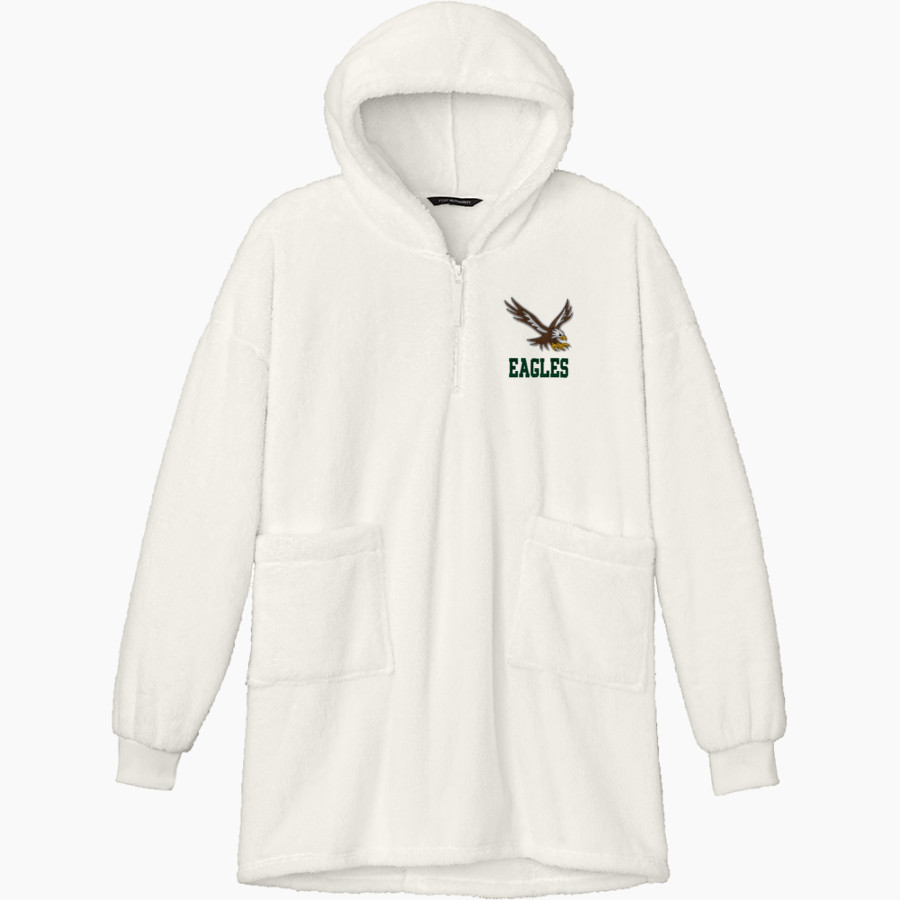 Evergreen Lutheran Eagles Port Authority Women's Plush Poncho