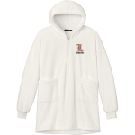 LESLIE HIGH SCHOOL BLACKHAWKS <span class="pdp-name-mascot">LESLIE BLACKHAWKS</span> Port Authority Women's Plush Poncho Front Thumbnail