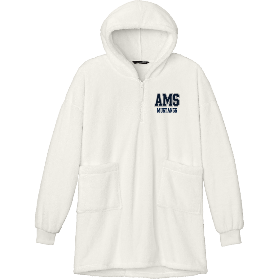 American Martyrs Mustangs <span class="pdp-name-mascot">American Martyrs Mustangs</span> Port Authority Women's Plush Poncho
