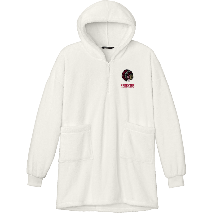 SAINT JOHNS HIGH SCHOOL REDSKINS <span class="pdp-name-mascot">SAINT JOHNS REDSKINS</span> Port Authority Women's Plush Poncho