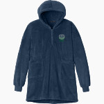 JOHN F KENNEDY HIGH SCHOOL COMMANDERS Port Authority Women's Plush Poncho Front Thumbnail