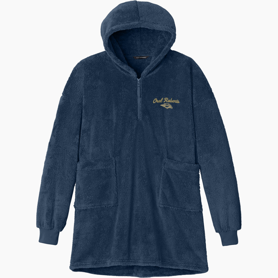 Oral Roberts Golden Eagles <span class="pdp-name-mascot">Oral Roberts Golden Eagles</span> Port Authority Women's Plush Poncho