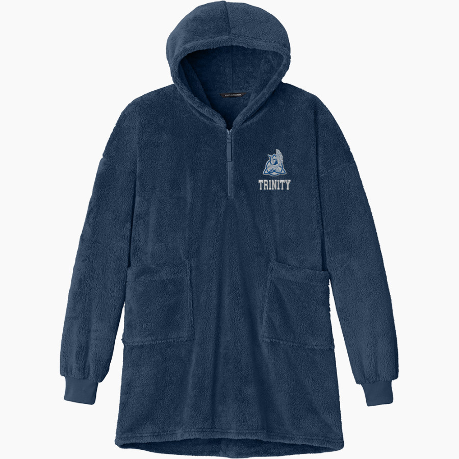 Trinity Tri Hawks <span class="pdp-name-mascot">Trinity Tri Hawks</span> Port Authority Women's Plush Poncho