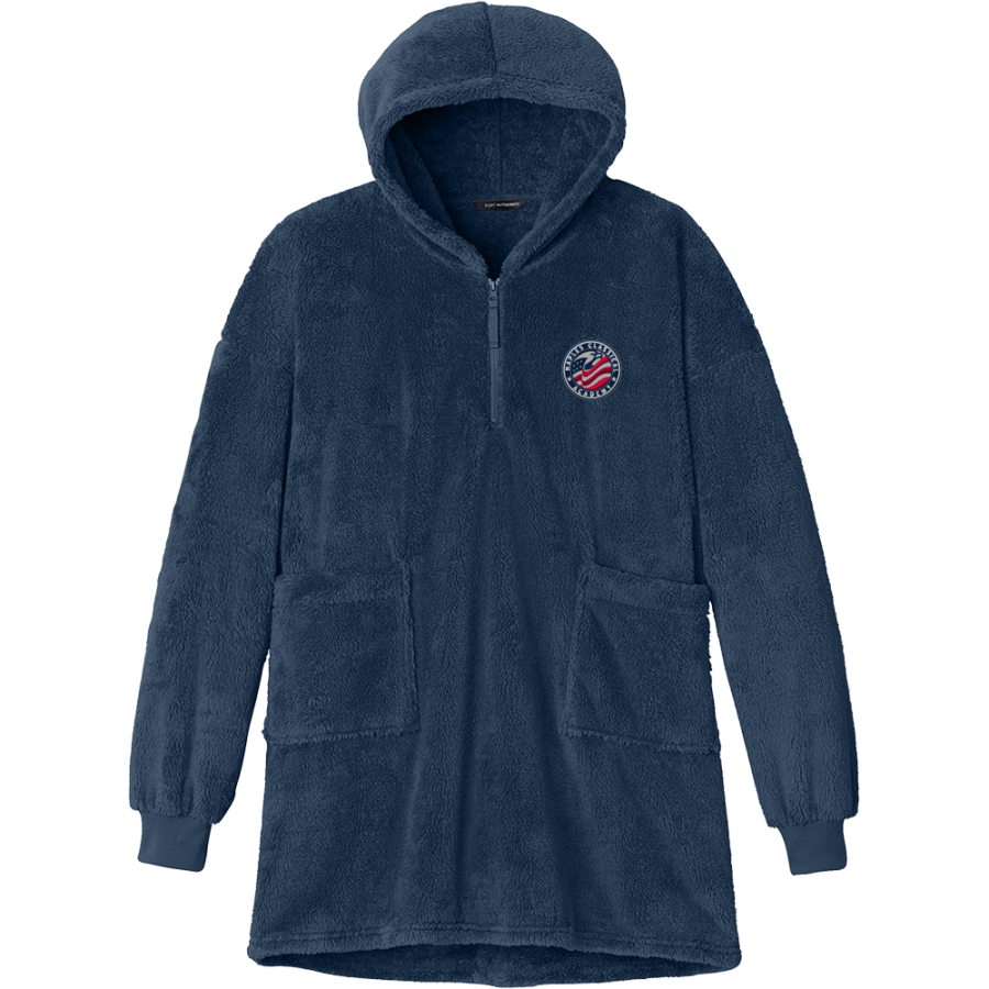 Naples Classical Academy <span class="pdp-name-mascot">Naples Classical Academy Patriots</span> Port Authority Women's Plush Poncho