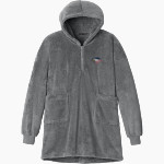 Model Secondary School for the Deaf Eagles Port Authority Women's Plush Poncho Front Thumbnail