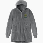 BURR AND BURTON ACADEMY The Official Online Store <span class="pdp-name-mascot">BURR AND BURTON ACADEMY BULLDOGS</span> Port Authority Women's Plush Poncho Front Thumbnail