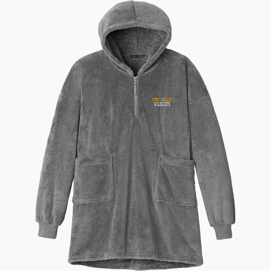 Fort Valley Wildcats <span class="pdp-name-mascot">Fort Valley Wildcats</span> Port Authority Women's Plush Poncho