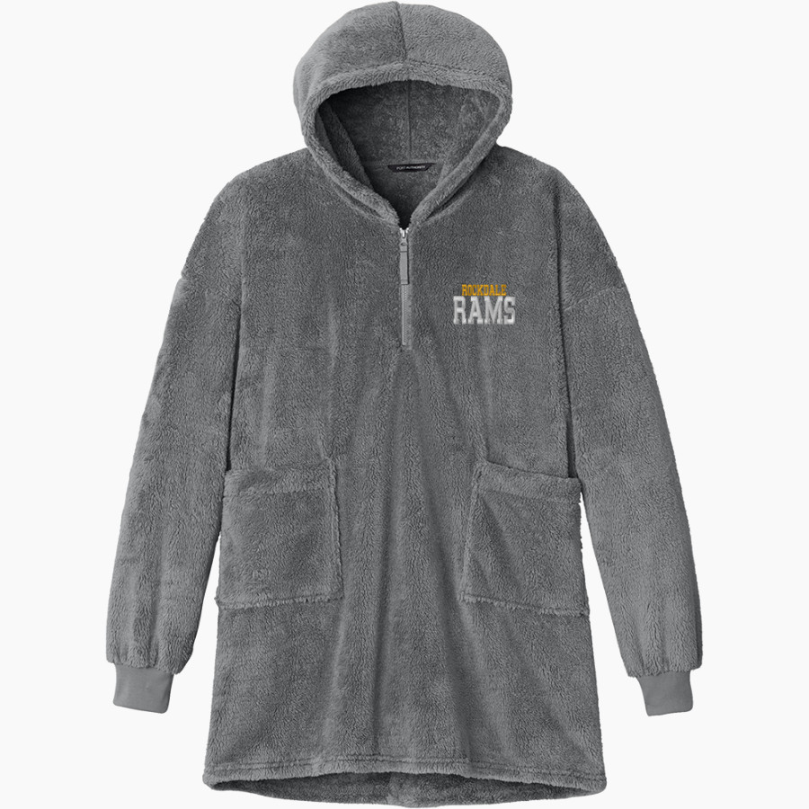Rockdale Rams <span class="pdp-name-mascot">Rockdale School District 84 Rams</span> Port Authority Women's Plush Poncho