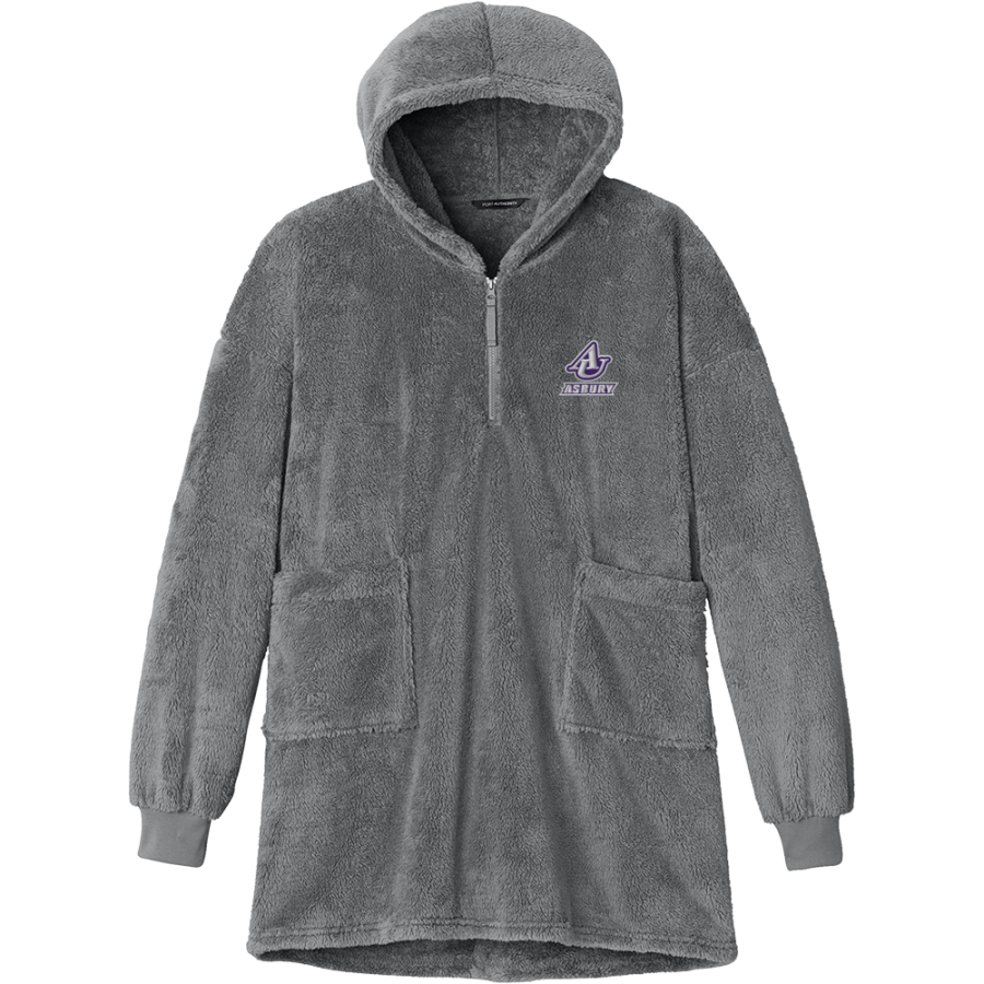 Asbury University Eagles Online Store <span class="pdp-name-mascot">ASBURY UNIVERSITY EAGLES</span> Port Authority Women's Plush Poncho