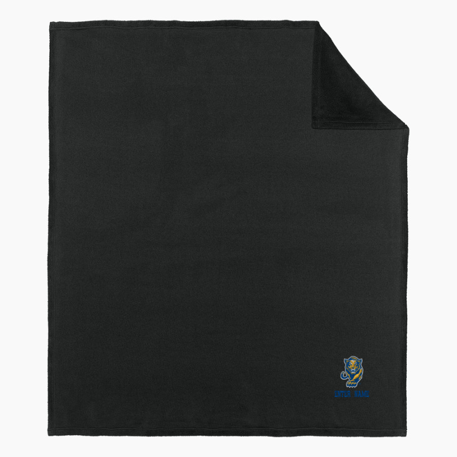 Greenfield Central Cougars Online Store <span class="pdp-name-mascot">Greenfield-Central Cougars</span> Port Authority Arc Sweater Fleece Blanket