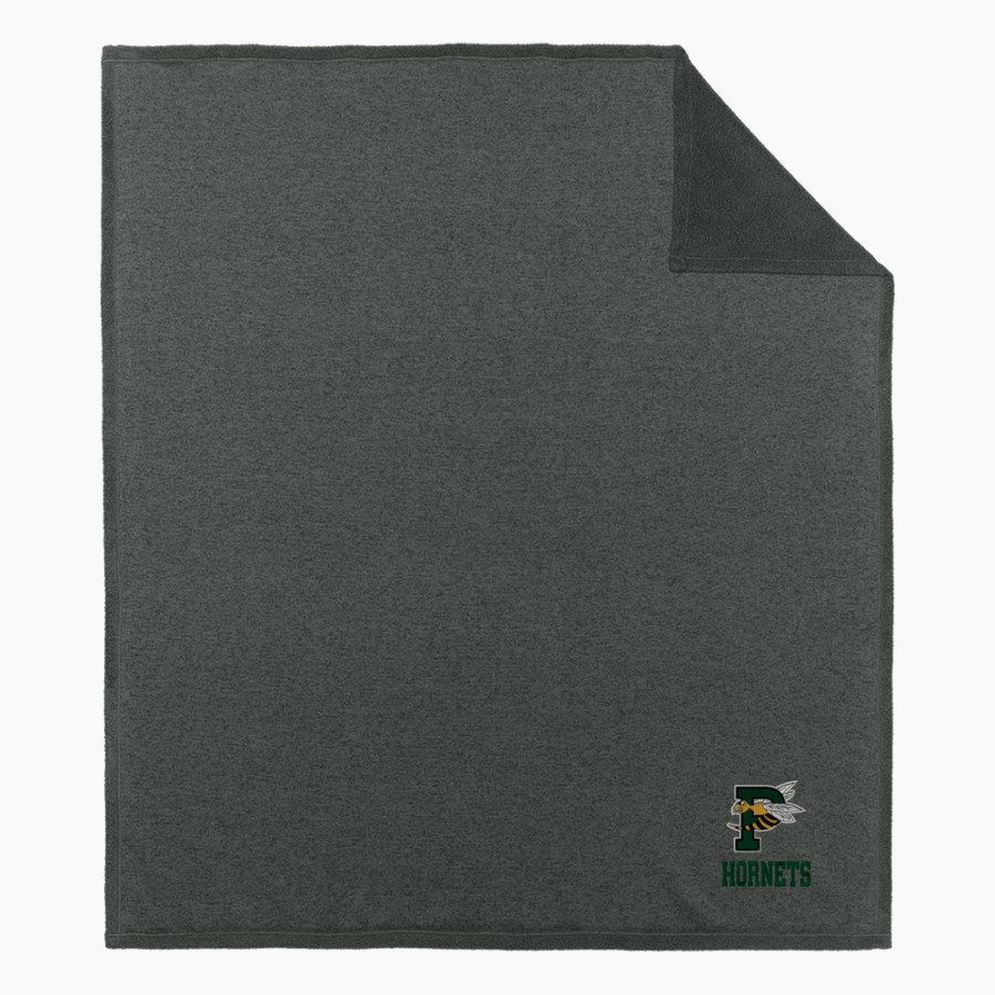PREBLE HIGH SCHOOL HORNETS Port Authority Arc Sweater Fleece Blanket