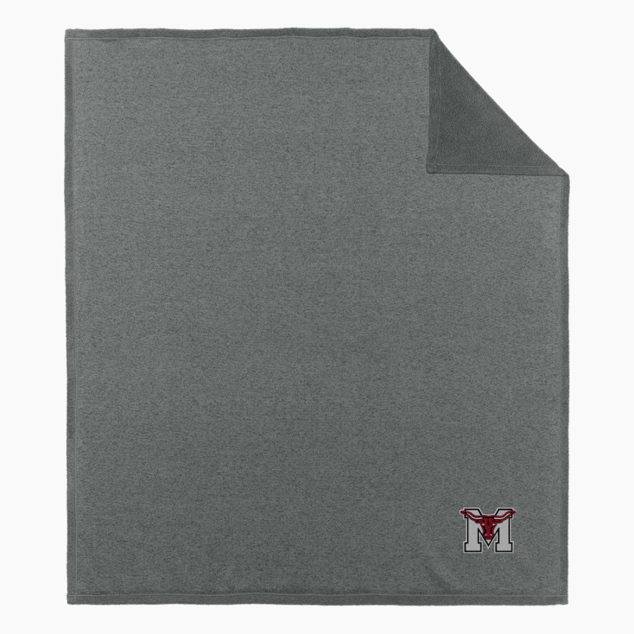 Marshall Mavericks Port Authority Arc Sweater Fleece Blanket