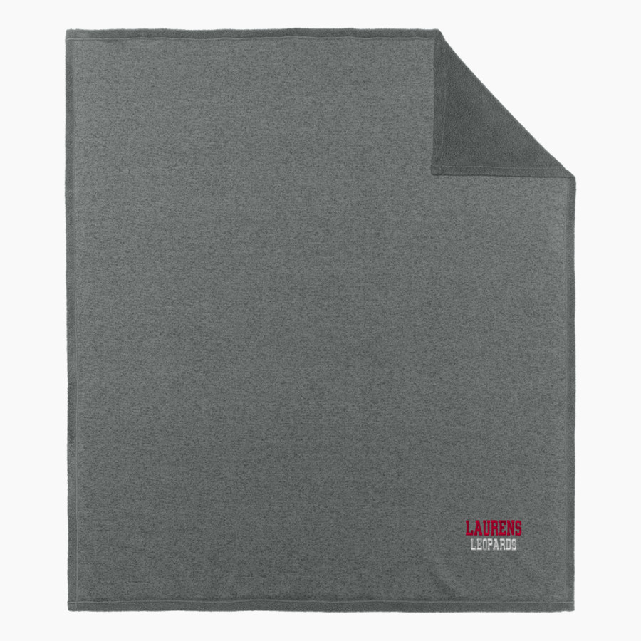 LAURENS CENTRAL SCHOOL LEOPARDS <span class="pdp-name-mascot">LAURENS LEOPARDS</span> Port Authority Arc Sweater Fleece Blanket