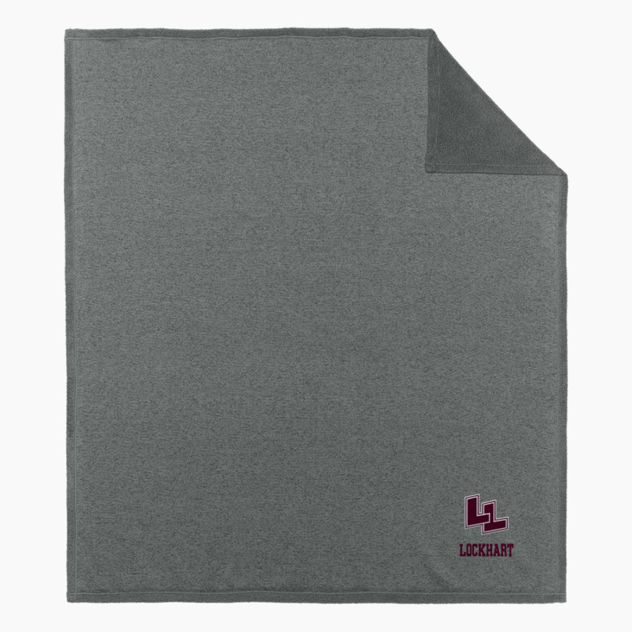 LOCKHART HIGH SCHOOL LIONS Port Authority Arc Sweater Fleece Blanket