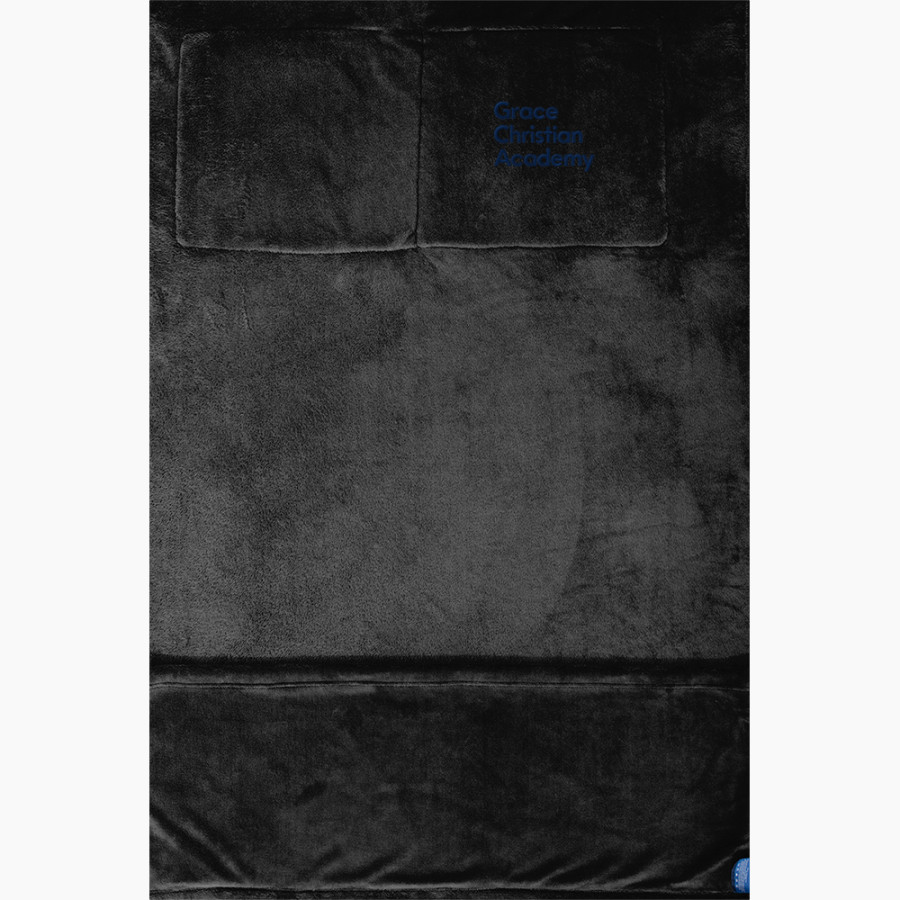 Grace Christian Academy Crusaders <span class="pdp-name-mascot">Grace Christian Academy Crusaders</span> Port Authority Packable Travel Blanket