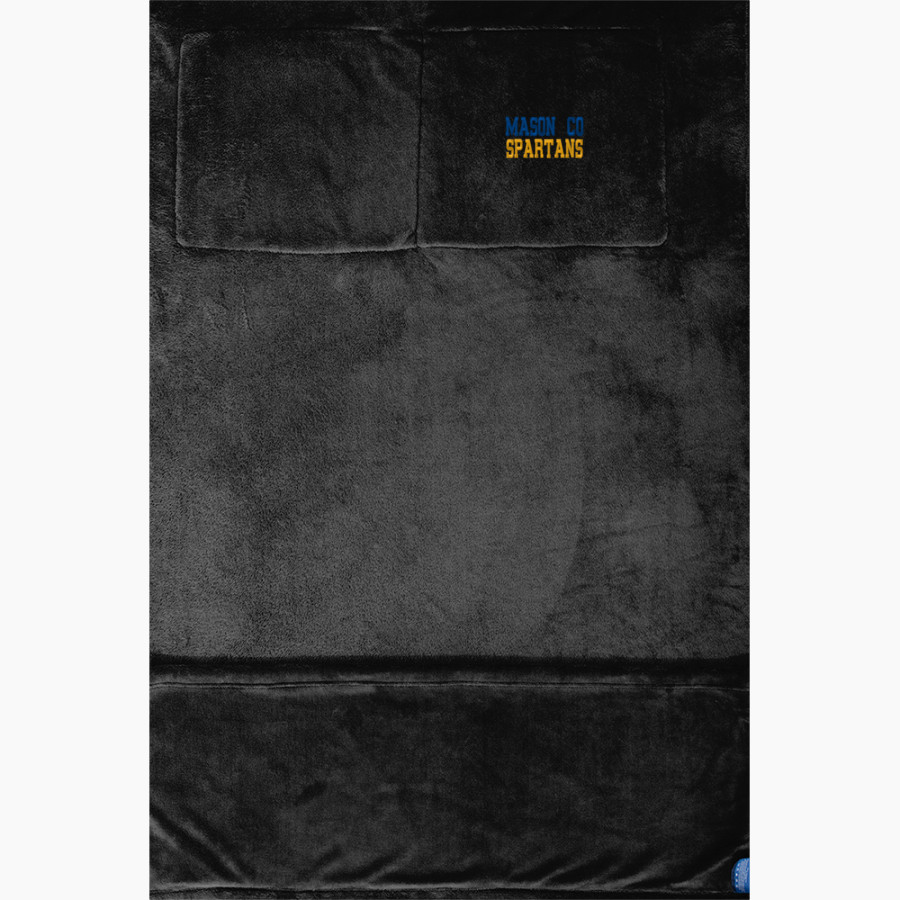 MASON CO CENTRAL HIGH SCHOOL SPARTANS Port Authority Packable Travel Blanket