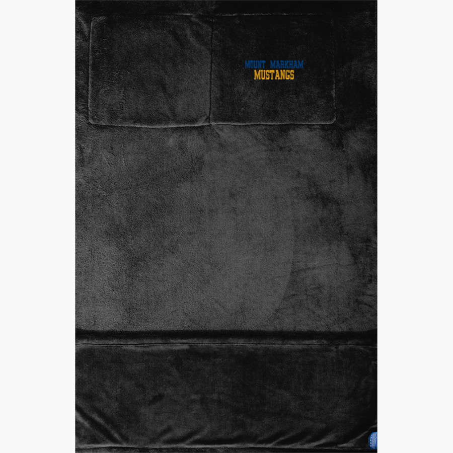 MOUNT MARKHAM HIGH SCHOOL MUSTANGS <span class="pdp-name-mascot">MOUNT MARKHAM MUSTANGS</span> Port Authority Packable Travel Blanket