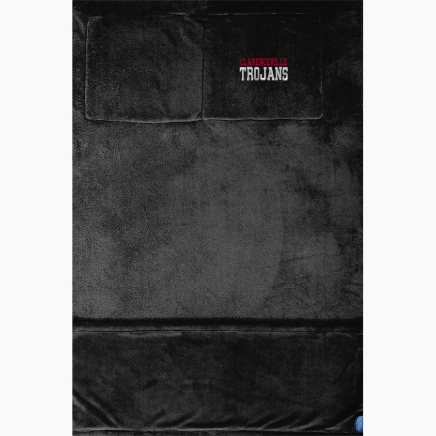 CLARENCEVILLE HIGH SCHOOL TROJANS Port Authority Packable Travel Blanket