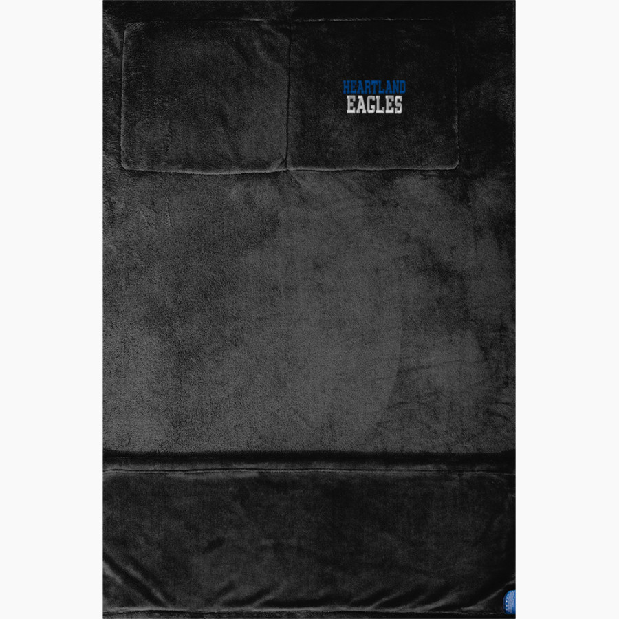 HEARTLAND CHRISTIAN ACADEMY EAGLES <span class="pdp-name-mascot">HEARTLAND EAGLES</span> Port Authority Packable Travel Blanket