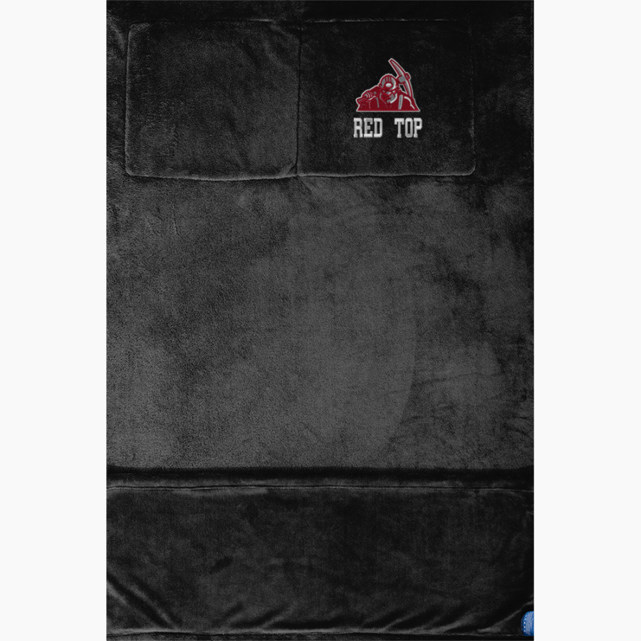 Red Top Miners Port Authority Packable Travel Blanket