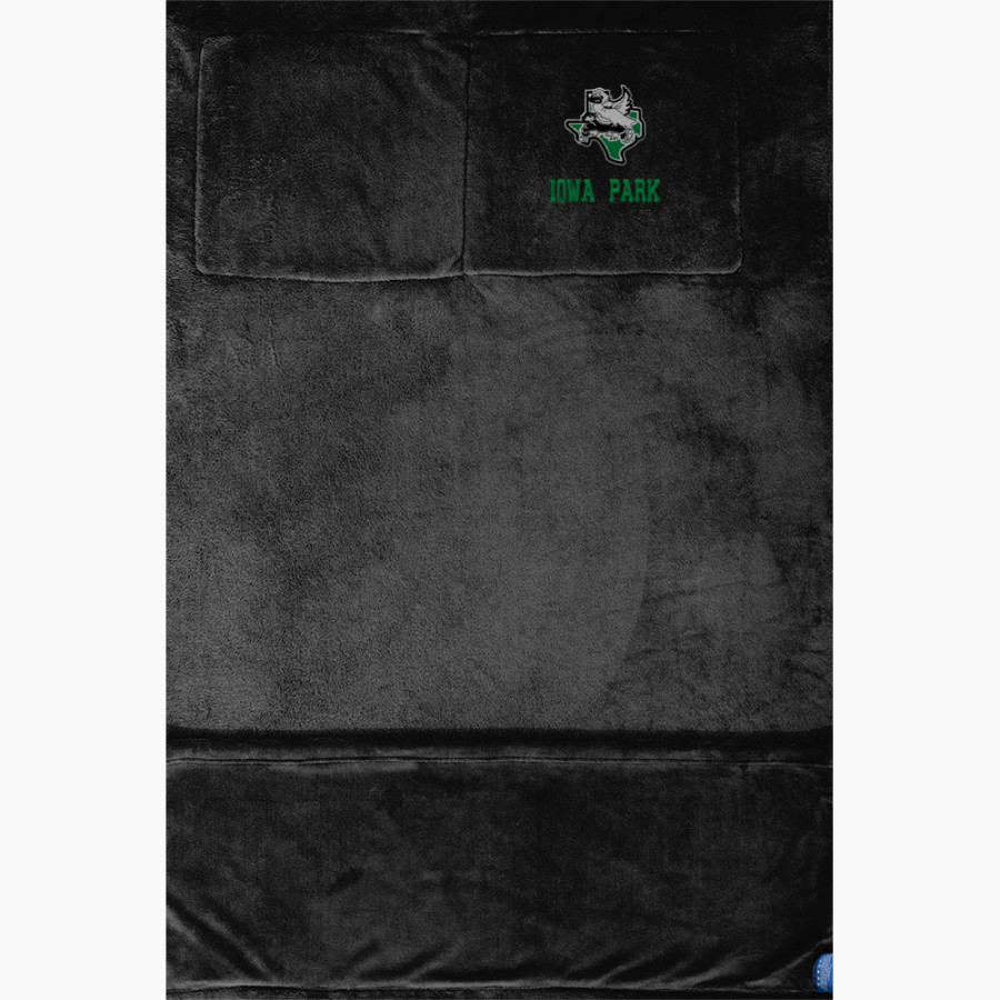IOWA PARK HIGH SCHOOL HAWKS Port Authority Packable Travel Blanket