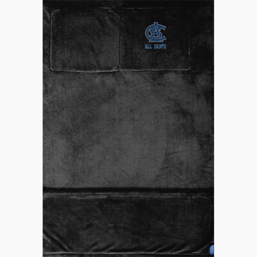 ALL SAINTS CATHOLIC HIGH SCHOOL COUGARS Port Authority Packable Travel Blanket