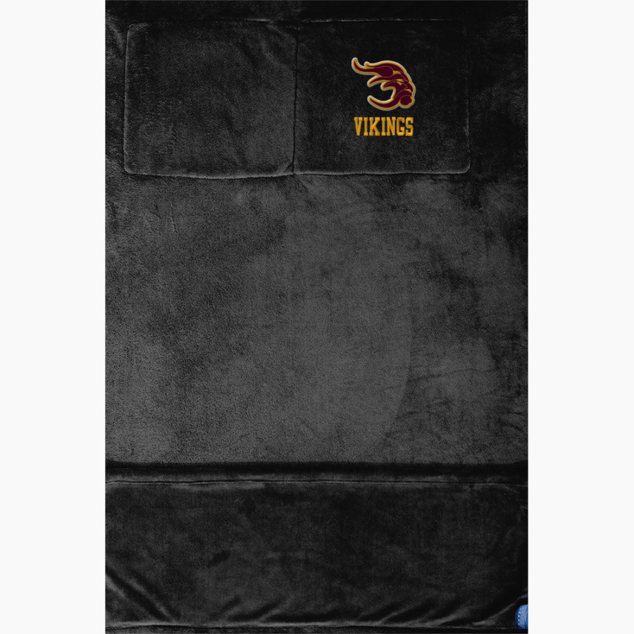 EDISON HIGH SCHOOL VIKINGS Port Authority Packable Travel Blanket