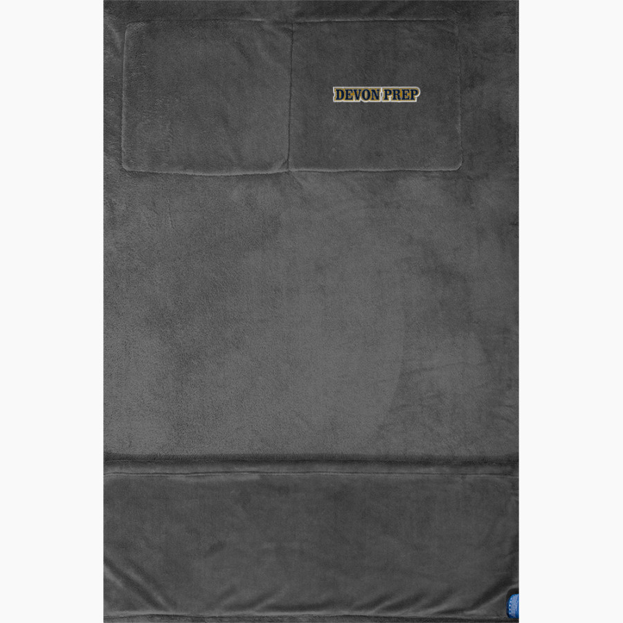 Devon Prep <span class="pdp-name-mascot">Devon Tide</span> Port Authority Packable Travel Blanket