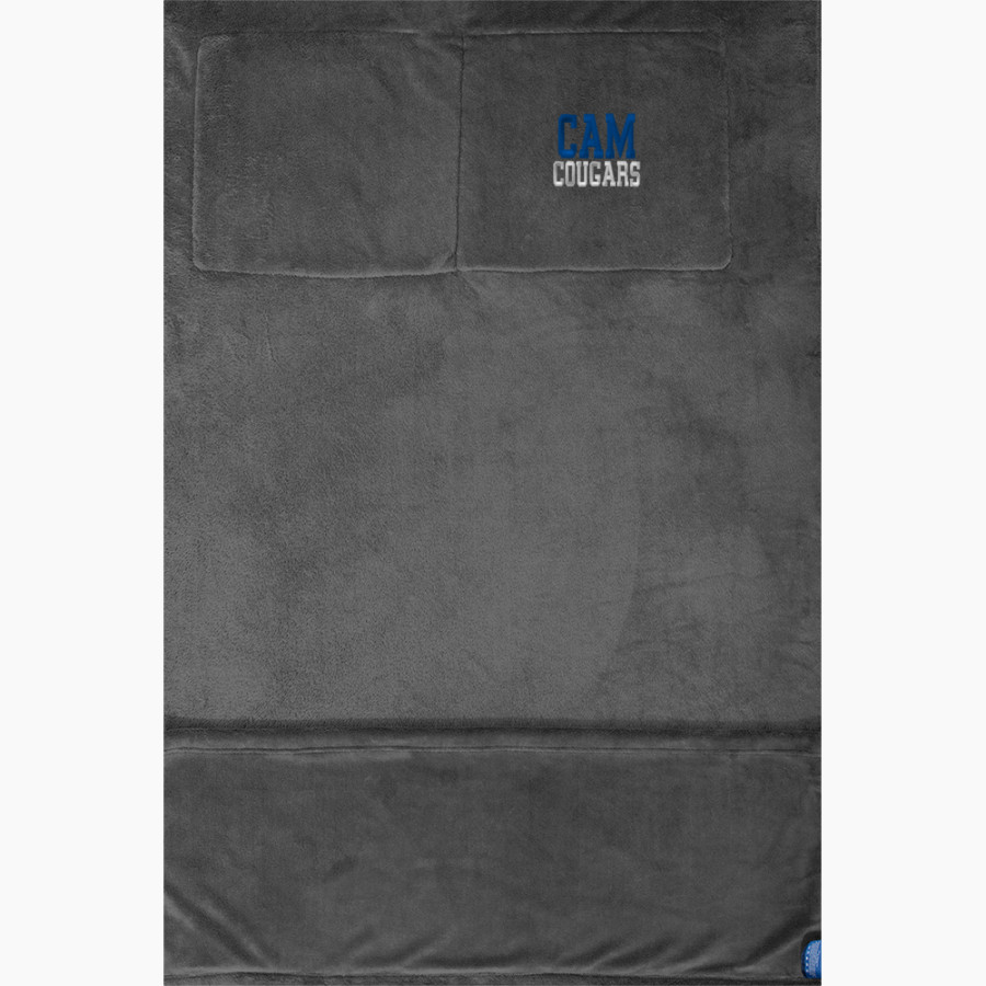 CAM HIGH SCHOOL COUGARS Port Authority Packable Travel Blanket