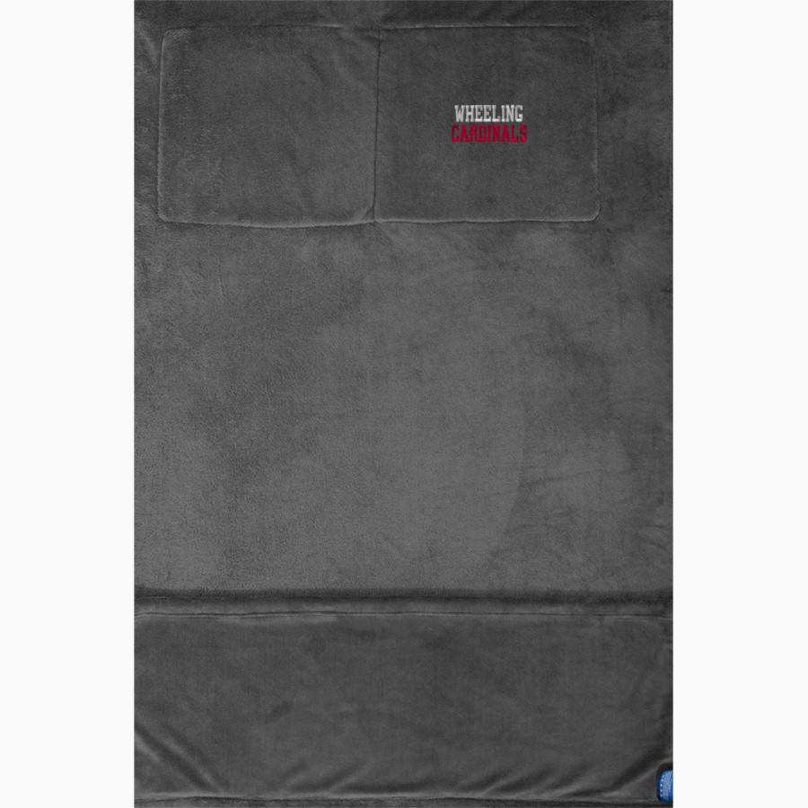 Wheeling University Cardinals Online Store Port Authority Packable Travel Blanket