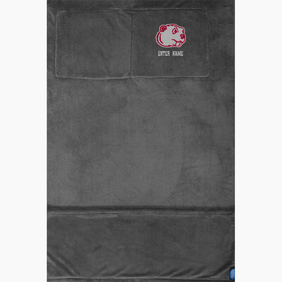 Minot State Beavers <span class="pdp-name-mascot">Minot State Beavers</span> Port Authority Packable Travel Blanket