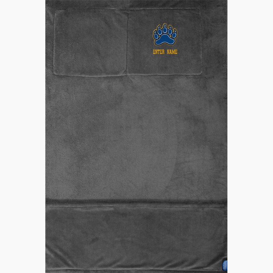 Timnath High School Cubs Port Authority Packable Travel Blanket