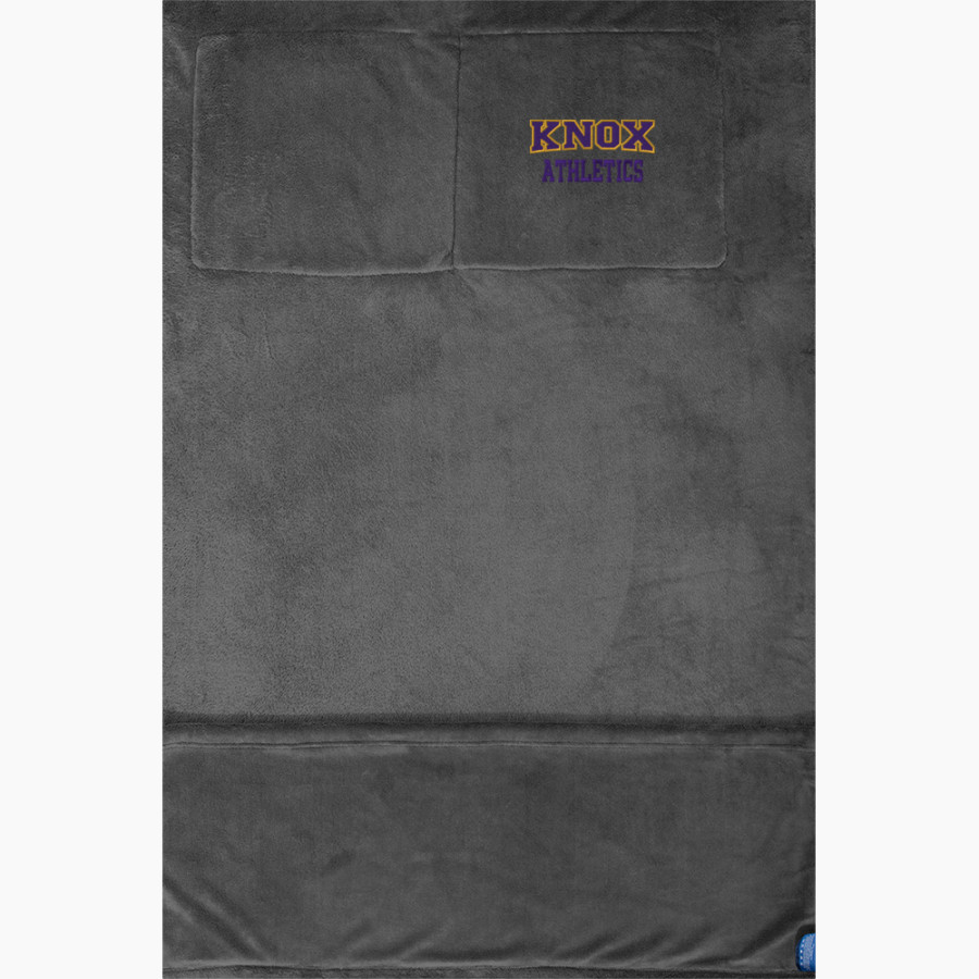 Knox College Prairie Fire <span class="pdp-name-mascot">Knox College Prairie Fire</span> Port Authority Packable Travel Blanket