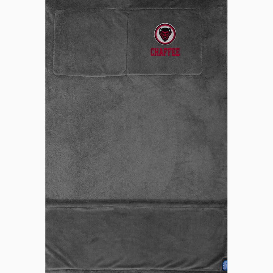 Chaffee Red Devils <span class="pdp-name-mascot">Chaffee Schools Red Devils</span> Port Authority Packable Travel Blanket