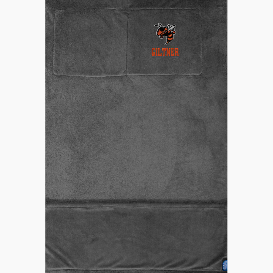 Giltner Hornets Port Authority Packable Travel Blanket