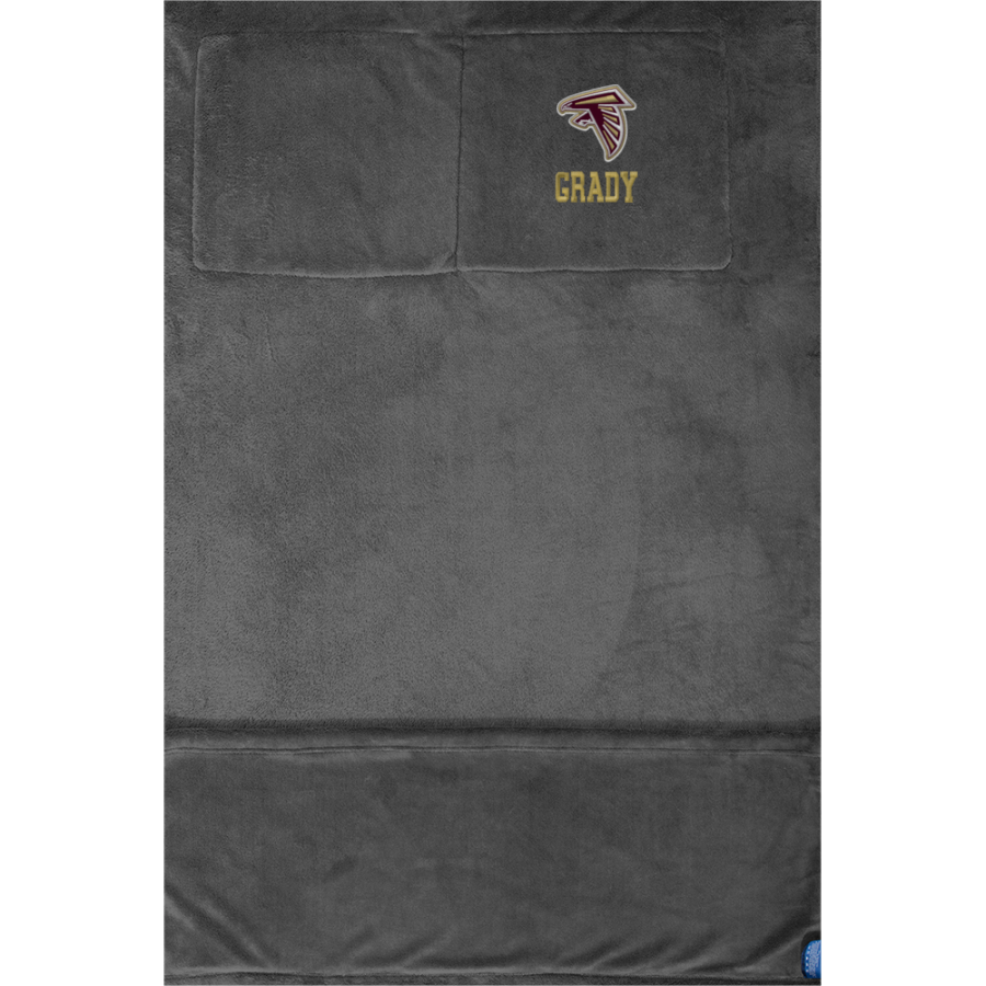 WM E GRADY VOC TECH SCHOOL FALCONS <span class="pdp-name-mascot">GRADY HIGH SCHOOL FALCONS</span> Port Authority Packable Travel Blanket