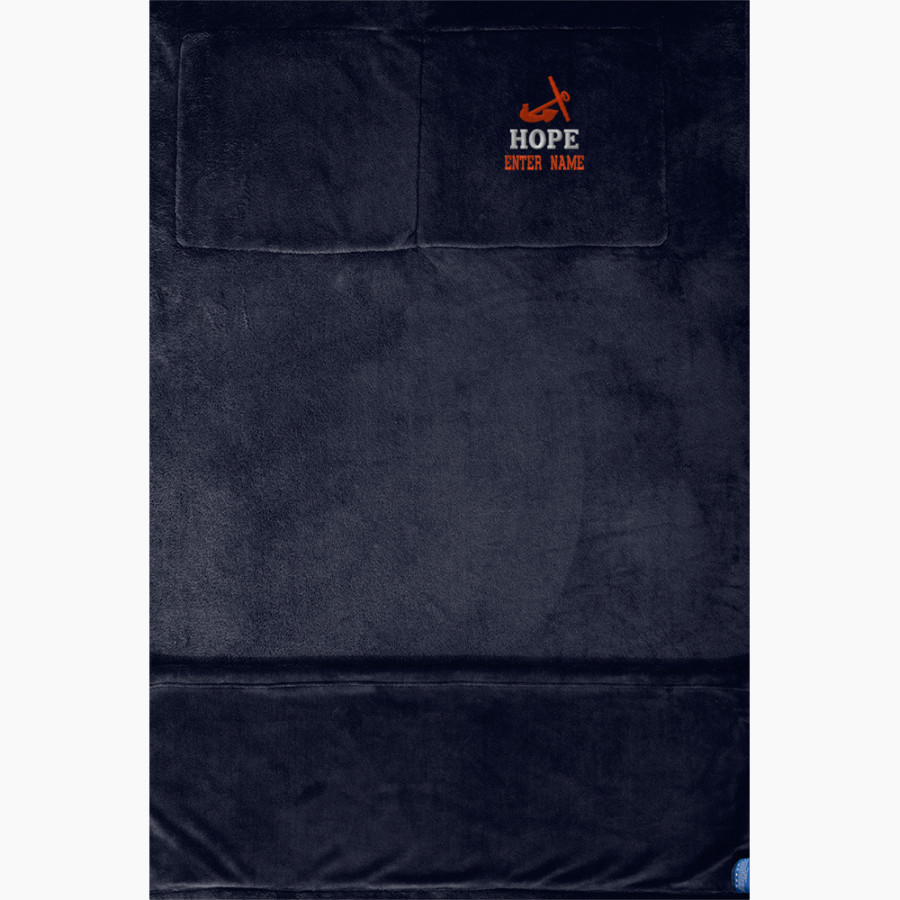Hope College Online Athletics Store <span class="pdp-name-mascot">Hope Flying Dutch</span> Port Authority Packable Travel Blanket