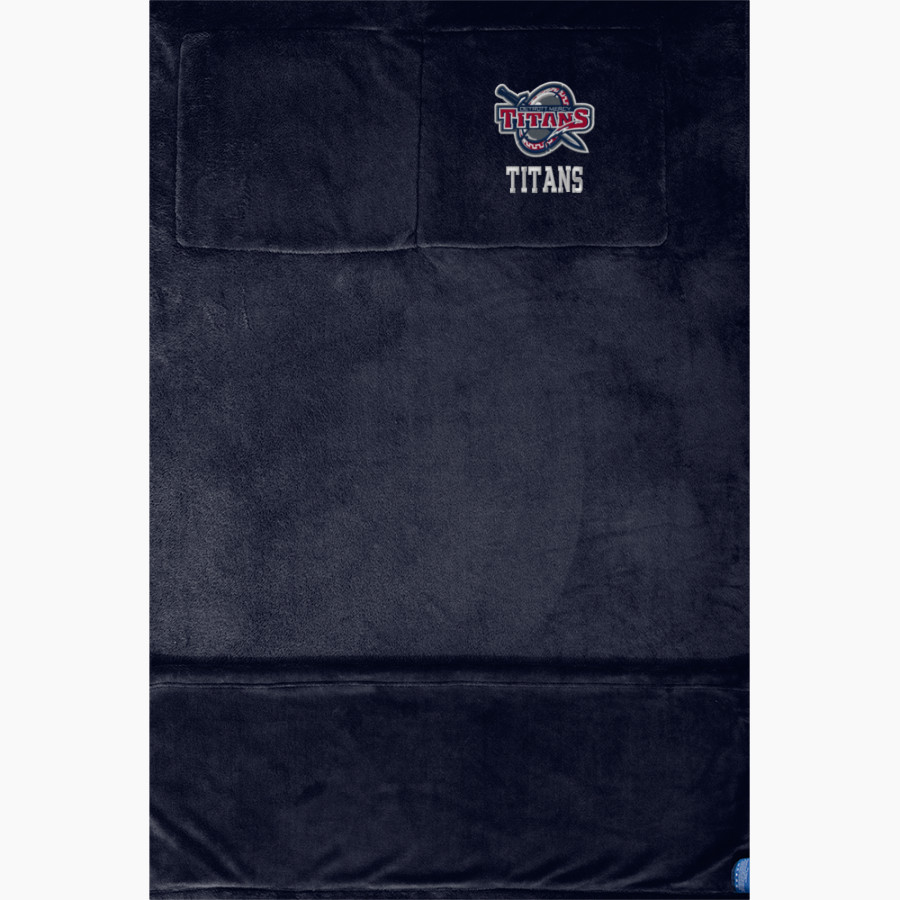Detroit Mercy Titans Sideline Store <span class="pdp-name-mascot">UDM Titans</span> Port Authority Packable Travel Blanket