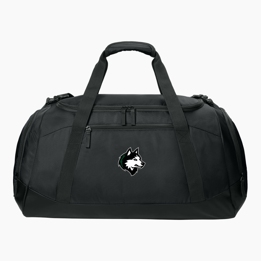 NEW HAMPTON HUSKIES Sport-Tek Large Rec Duffel