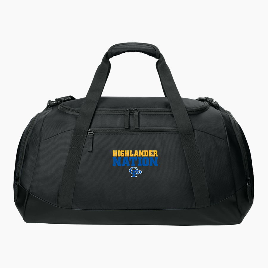 GATLINBURG-PITTMAN HIGH SCHOOL HIGHLANDERS Sport-Tek Large Rec Duffel