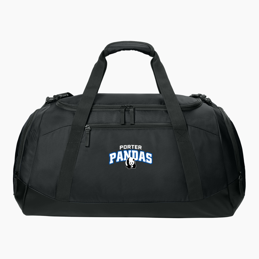 Porter Pandas official sideline store <span class="pdp-name-mascot">Porter Elementary School Pandas</span> Sport-Tek Large Rec Duffel
